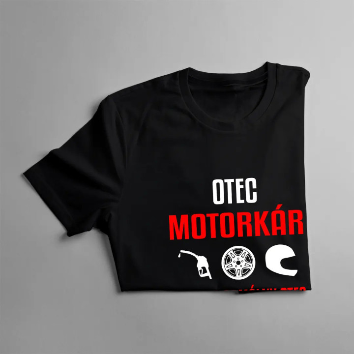 Otec motorkár je ako normálny otec, len je lepší - pánske tričko s potlačou