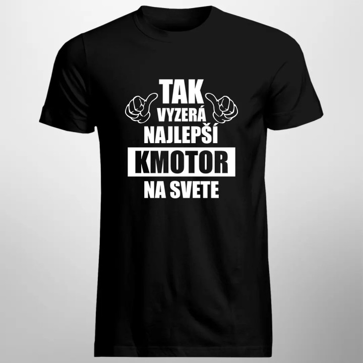 Tak vyzerá najlepší kmotor na svete - pánske tričko s potlačou