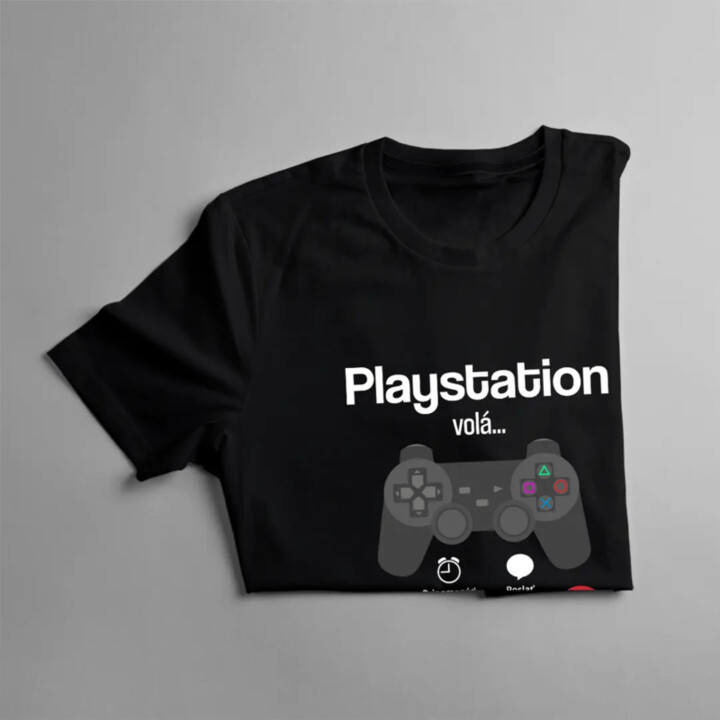 Playstation volá, musím ísť - pánske tričko s potlačou