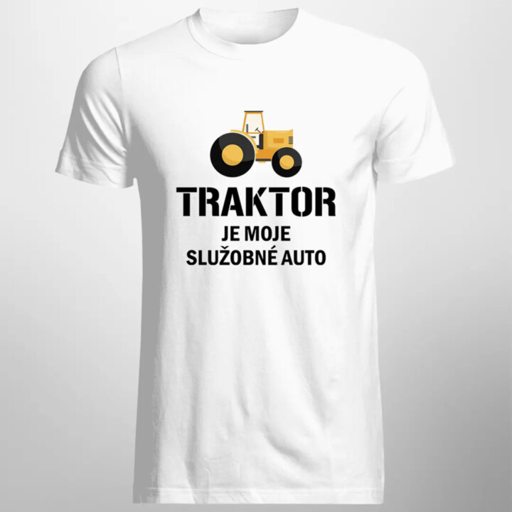 Traktor je moje služobné auto - pánske tričko s potlačou