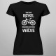 Viac ako bicykel milujem len svoje vnúčatá - dámske tričko s potlačou