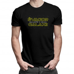 Švagor - najlepší v celej galaxii - pánske tričko s potlačou