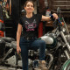 Najlepšia manželka jazdí na motorke - dámske tričko s potlačou