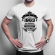 1963 Narodenie legendy 60 rokov - pánske tričko s potlačou