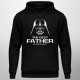 The best father in the galaxy - pánska mikina s kapucňou