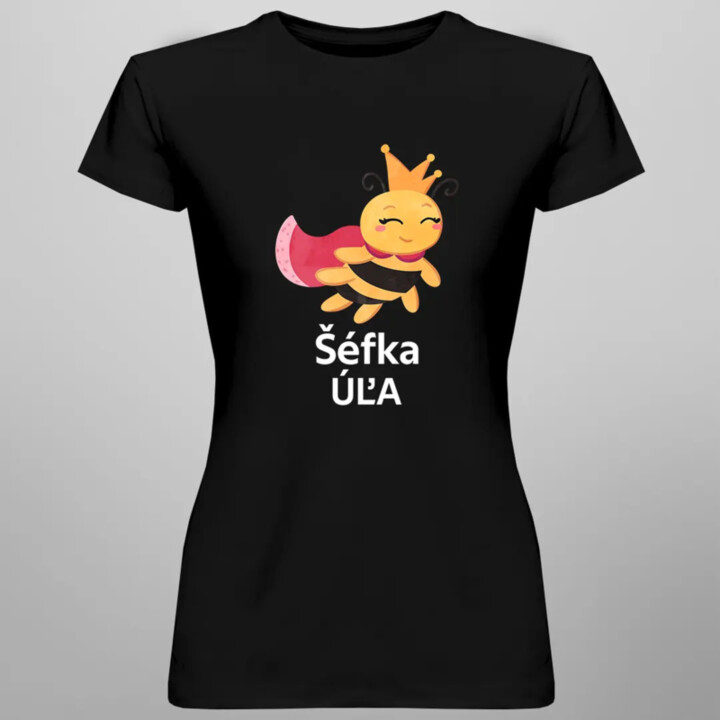 Šéfka úľa - dámske tričko s potlačou