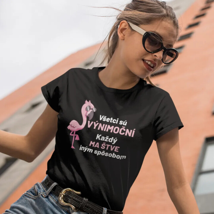Všetci sú výnimoční, každý ma štve iným spôsobom - dámske tričko s potlačou