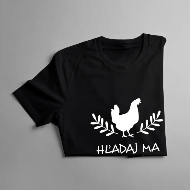 Hľadaj ma v kurníku - pánske tričko s potlačou
