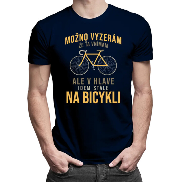 Možno vyzerám, že ťa vnímam - pánske tričko s potlačou
