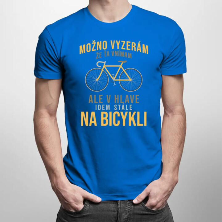 Možno vyzerám, že ťa vnímam - pánske tričko s potlačou