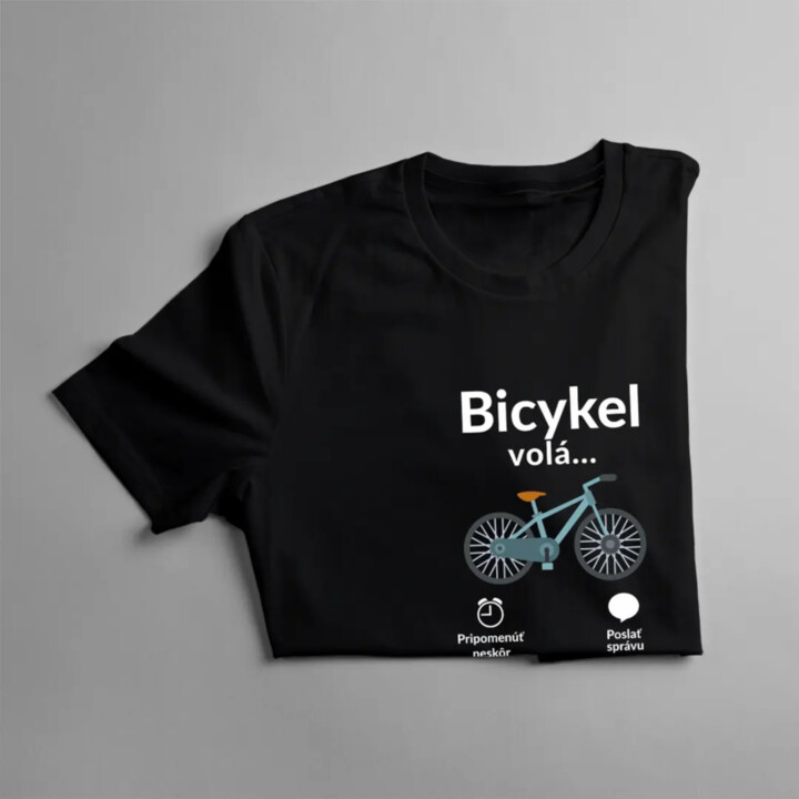 Bicykel volá - musím ísť v2 - detské tričko s potlačou