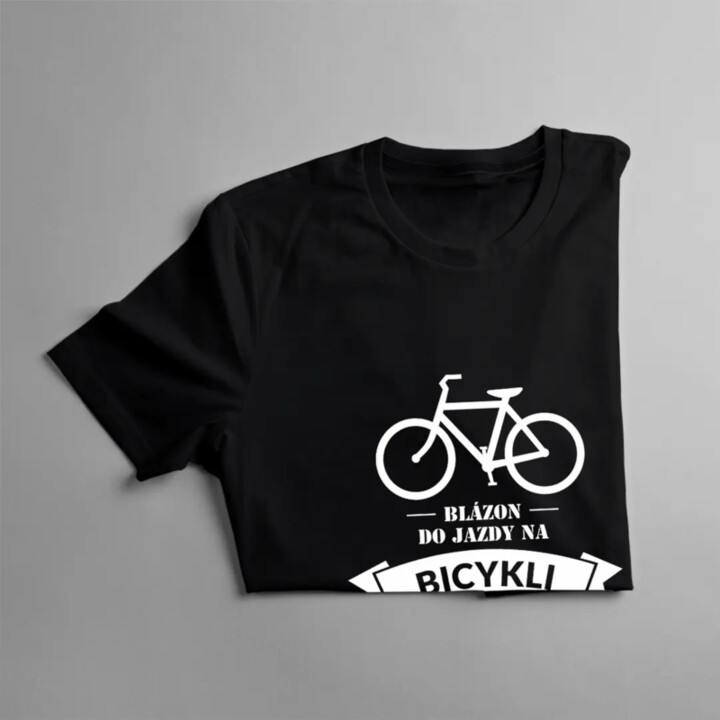 Blázon do jazdy na bicykli - pánske tričko s potlačou