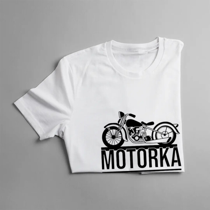 Motorka - lacnejšie ako terapia - pánske tričko s potlačou