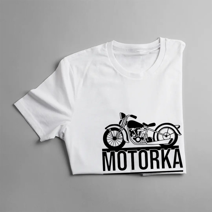 Motorka - lacnejšie ako terapia - dámske tričko s potlačou