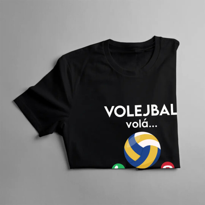 Volejbal volá, musím ísť - detské tričko s potlačou