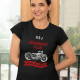 Môj dôchodkový plán: jazda na motorke - dámske tričko s potlačou