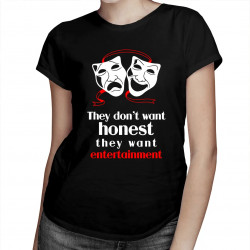They want entertainment - dámske tričko pre fanúšikov seriálu Barry
