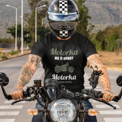Motorka nie je hobby, motorka je stav mysle - pánske tričko s potlačou