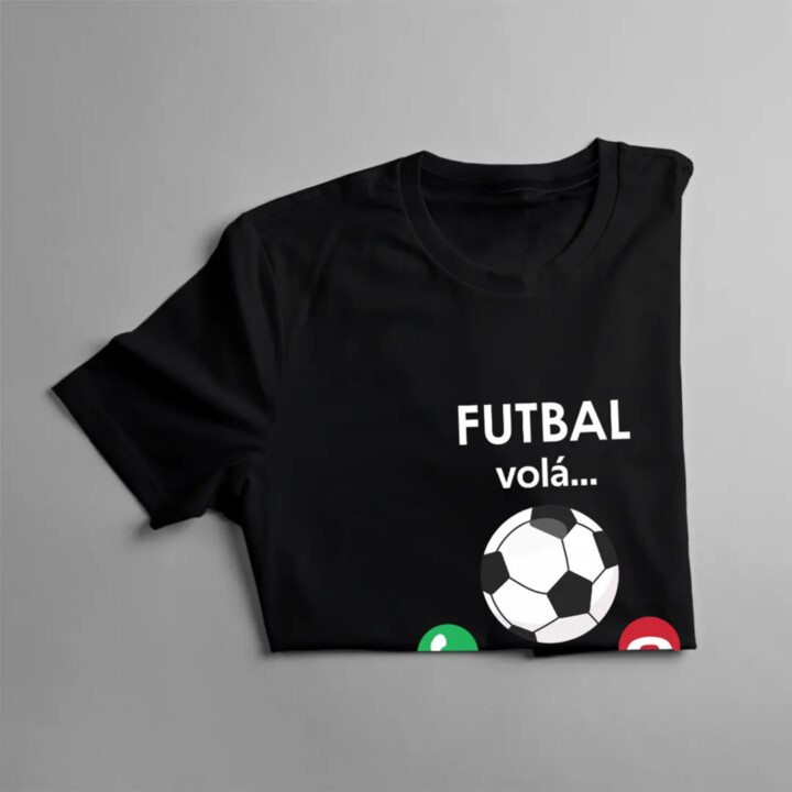 Futbal volá, musím ísť - detské tričko s potlačou