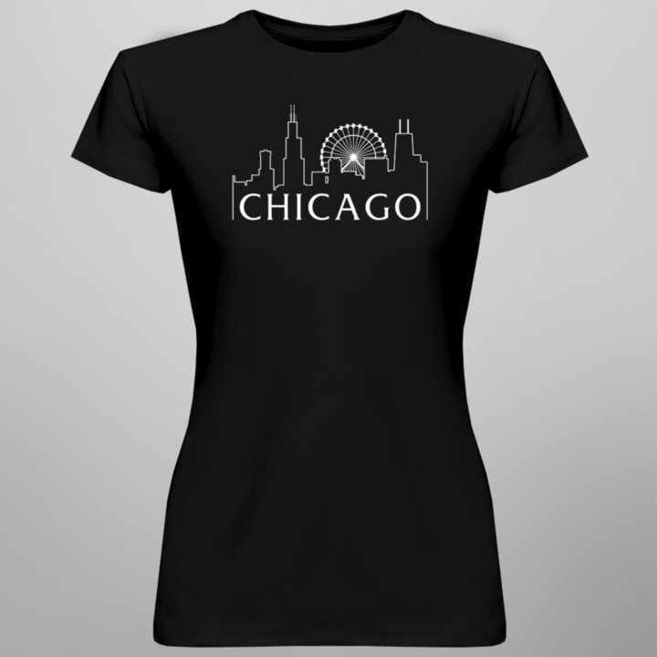 Chicago - dámske tričko s motívom seriálu Poker Face