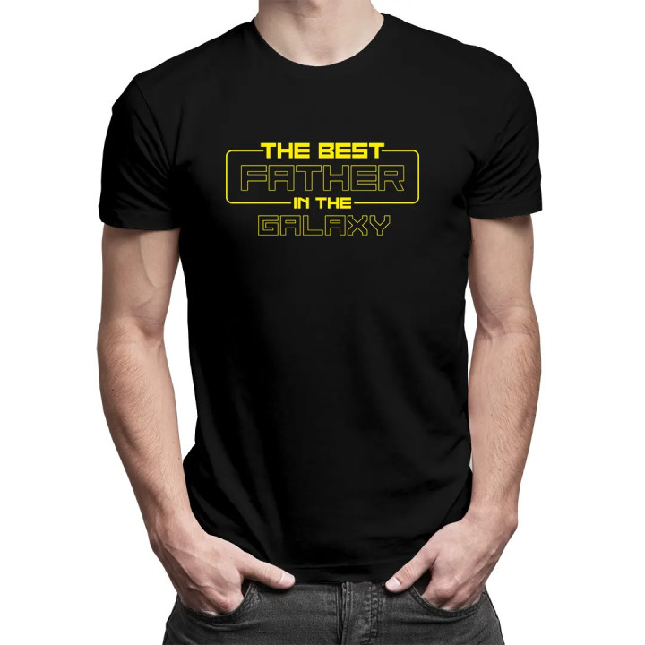 The best father in the galaxy v2 - pánske tričko s potlačou