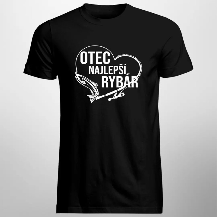 Otec - najlepší rybár - pánske tričko s potlačou