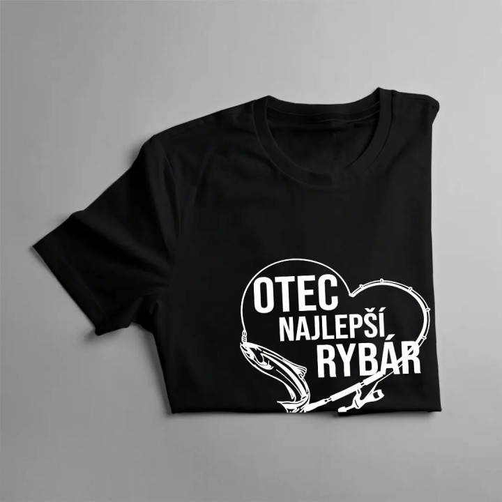 Otec - najlepší rybár - pánske tričko s potlačou