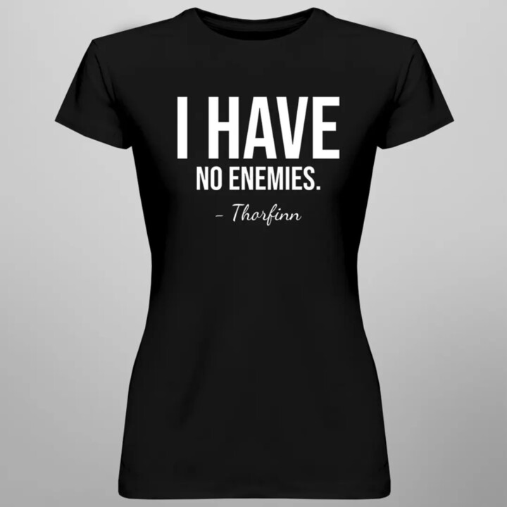 I have no enemies - Thorfinn - dámske tričko pre fanúšikov seriálu Vinland Saga