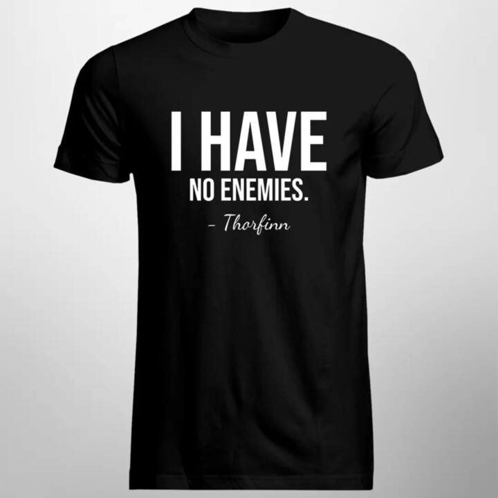 I have no enemies - Thorfinn - pánske tričko pre fanúšikov seriálu Vinland Saga
