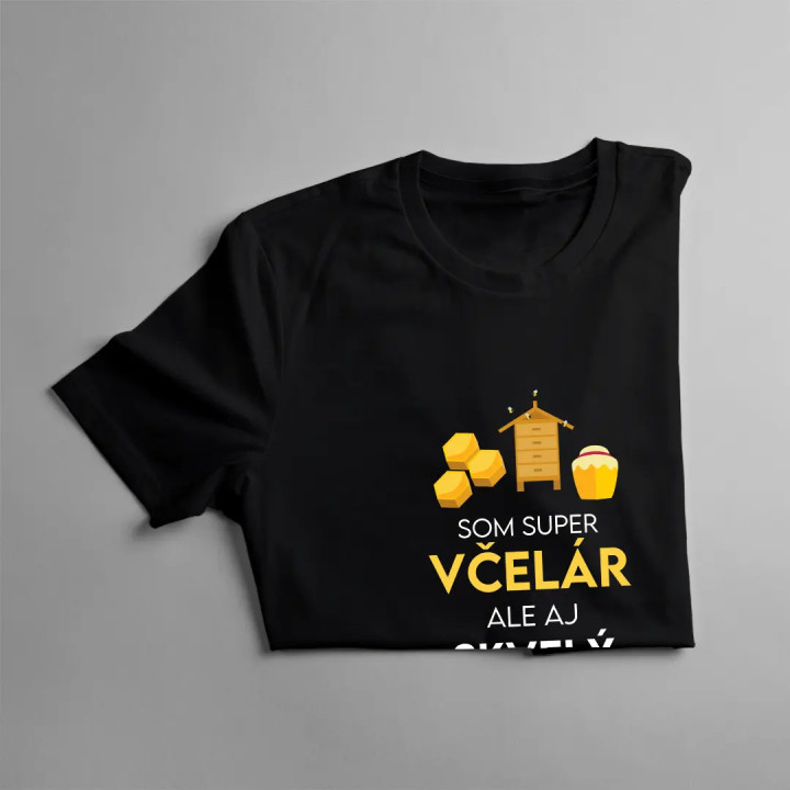 Som super včelár, ale aj skvelý dedo - pánske tričko s potlačou