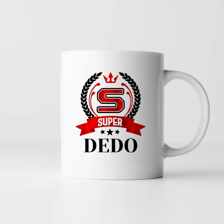 Super dedo - keramický hrnček s potlačou
