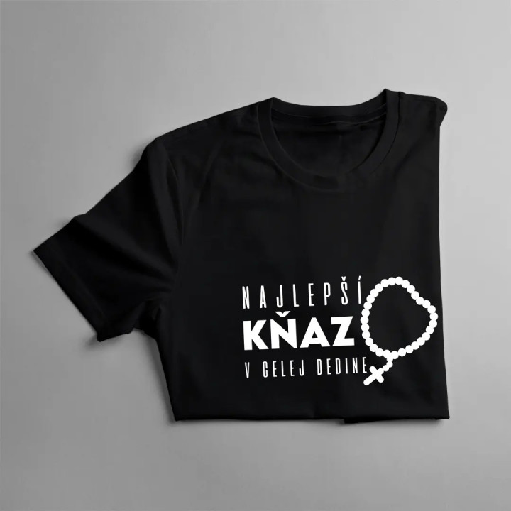 Najlepší kňaz v celej dedine - pánske tričko s potlačou