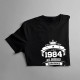 1984 Narodenie legendy 40 rokov - pánske tričko s potlačou