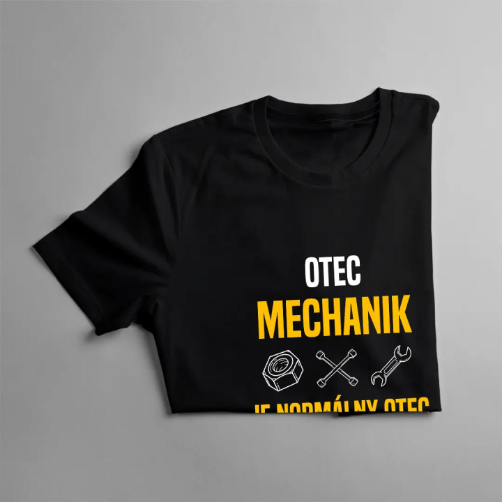 Otec mechanik je normálny otec, no trošku lepší - pánske tričko s potlačou
