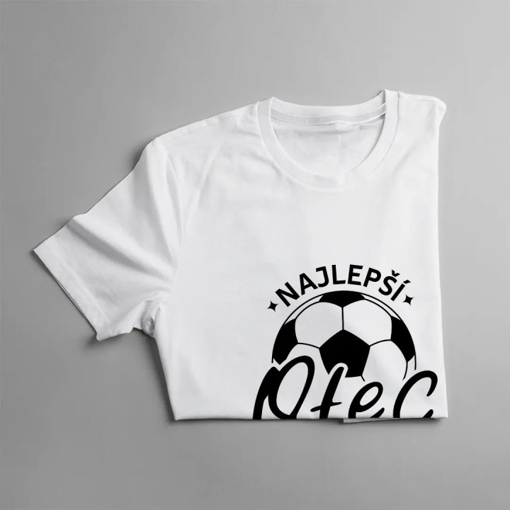 Najlepší otec hrá futbal - pánske tričko s potlačou