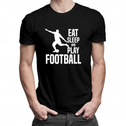 Eat,sleep and play football - pánske tričko s potlačou