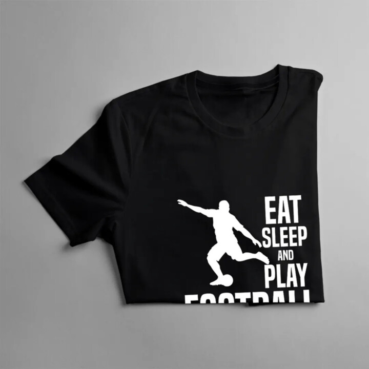 Eat,sleep and play football - pánske tričko s potlačou