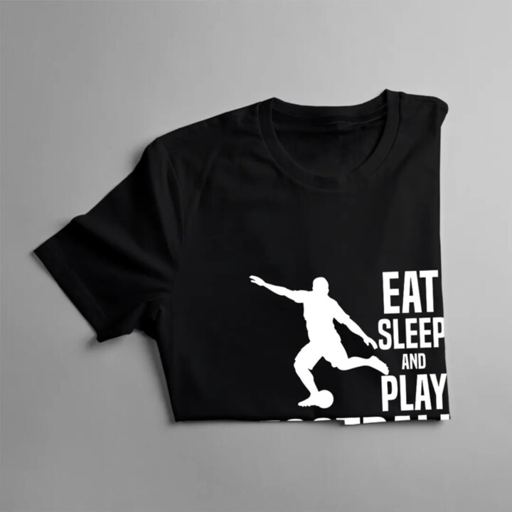 Eat,sleep and play football - detské tričko s potlačou