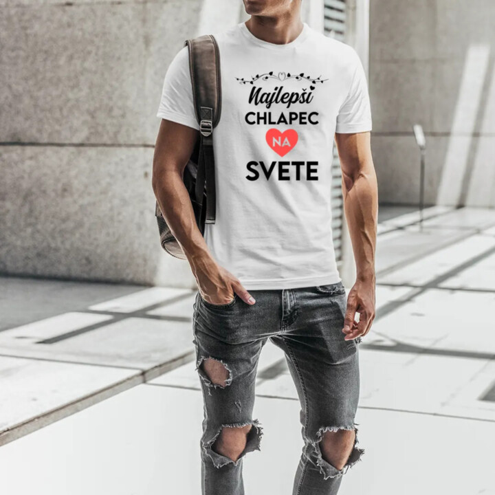 Najlepší chlapec na svete - pánske tričko s potlačou