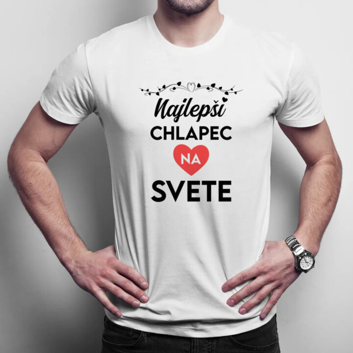 Najlepší chlapec na svete - pánske tričko s potlačou