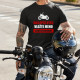 Najlepší otec (meno) jazdí na motorke - pánske tričko s potlačou - personalizovaný produkt