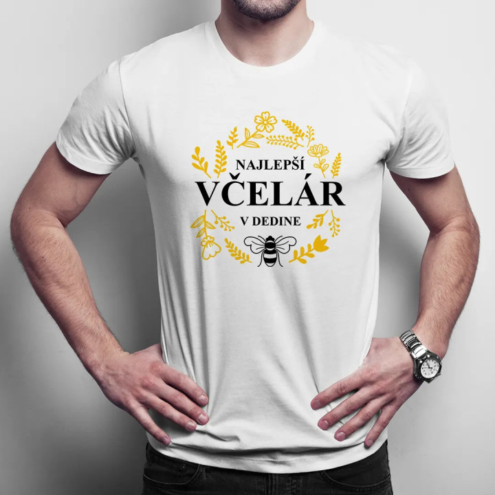 Najlepší včelár v dedine - pánske tričko s potlačou