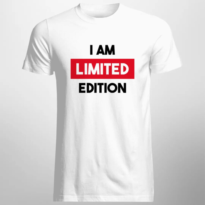 I am limited edition - pánske tričko s potlačou