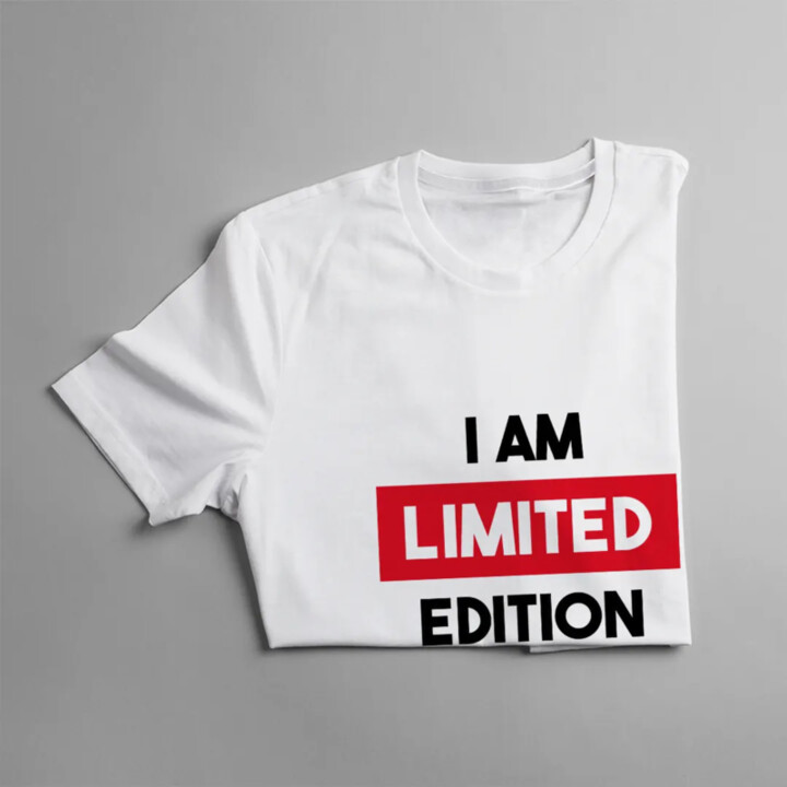 I am limited edition - pánske tričko s potlačou