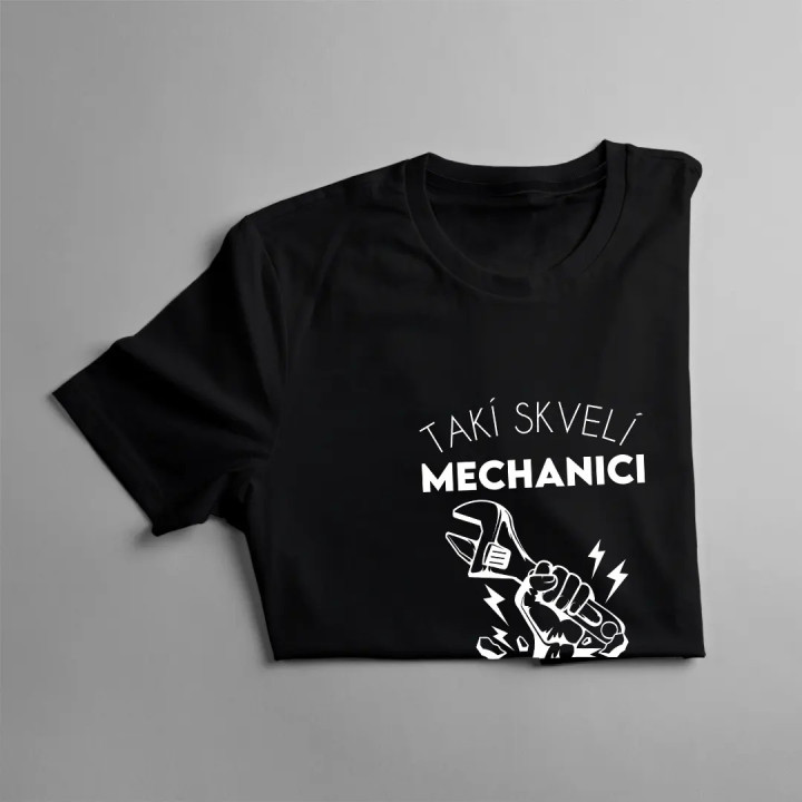 Takí skvelí mechanici sa rodia v decembri - pánske tričko s potlačou