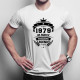 1979 Narodenie legendy 45 rokov - pánske tričko s potlačou