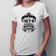 1974 Narodenie legendy 50 rokov - dámske tričko s potlačou