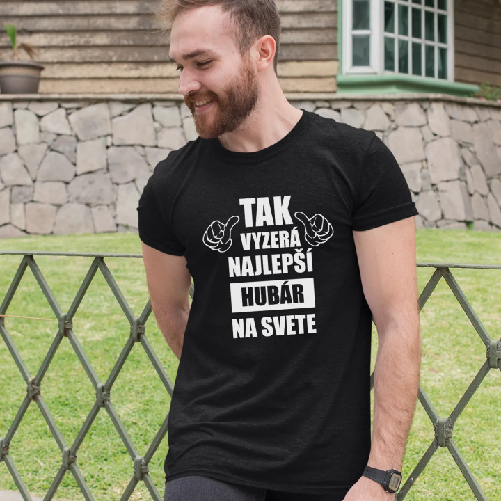 Tak vyzerá najlepší hubár na svete - pánske tričko s potlačou