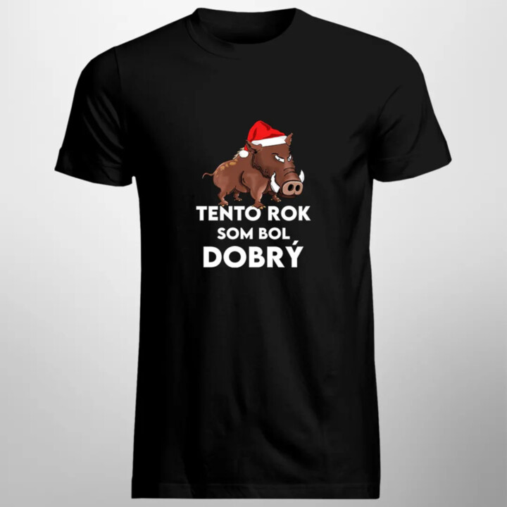 Tento rok som bol dobrý - pánske tričko s potlačou
