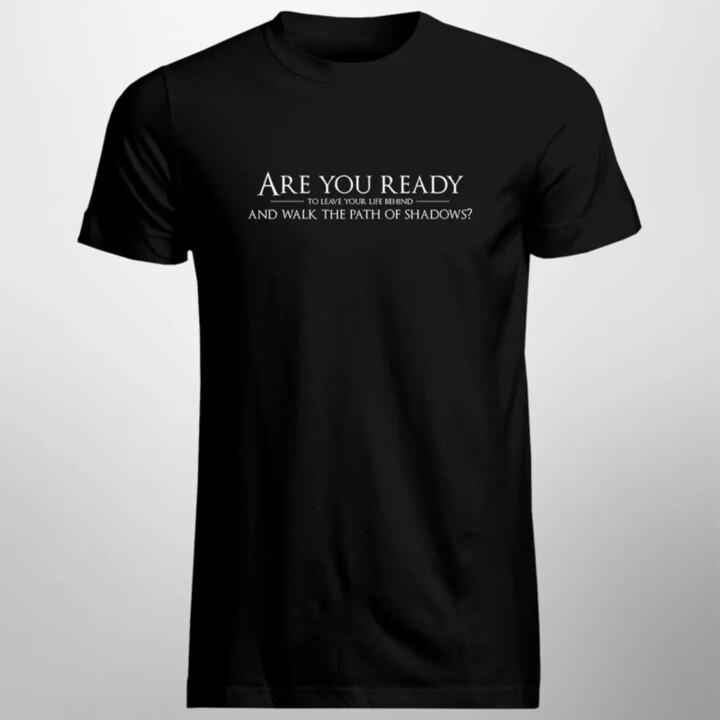 Are you ready  - pánske tričko pre fanúšikov hier Assassin's Creed Mirage
